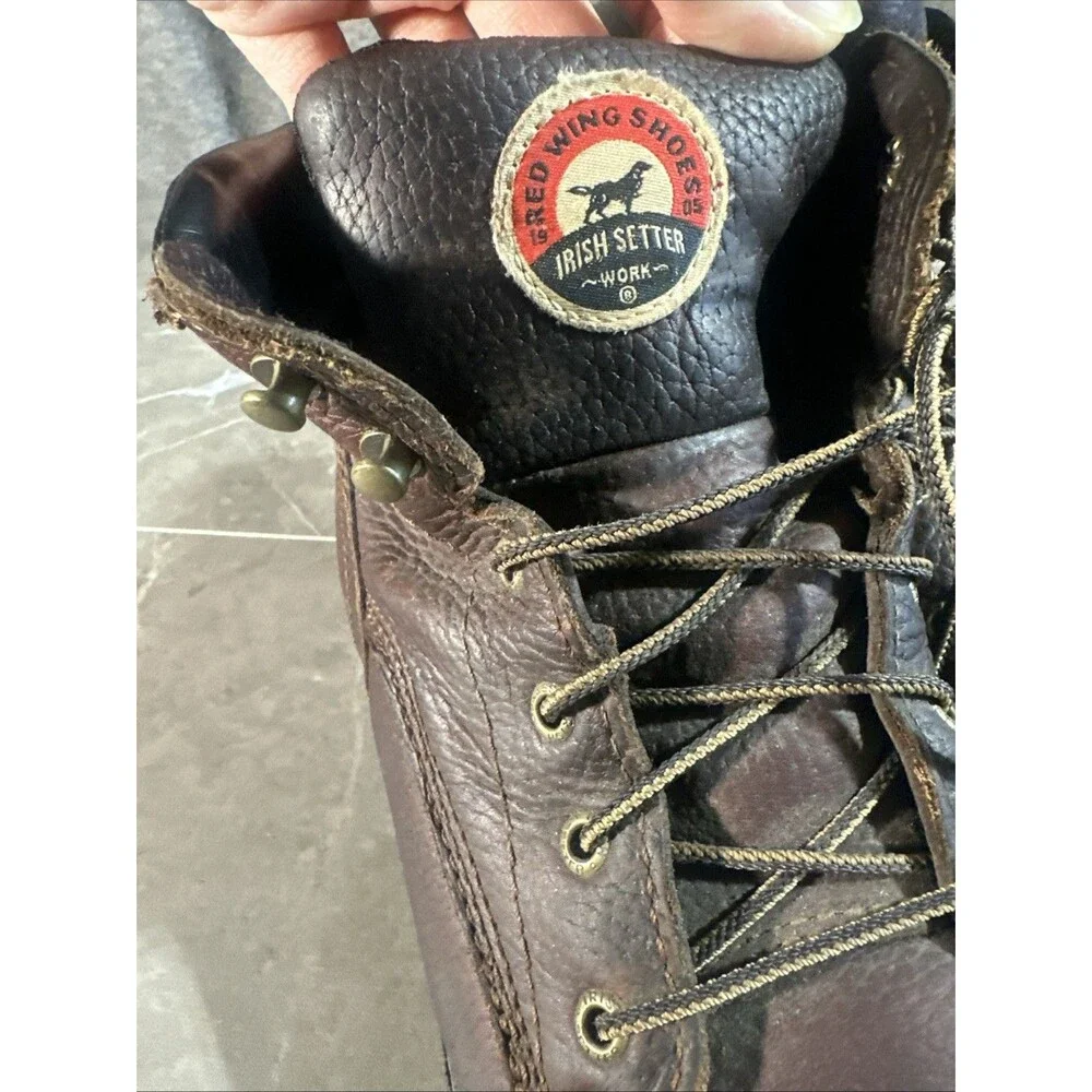 Red Wing Irish Setter Work Boots 83603 Oil And Slip Resistant Mens 9.5 D B15